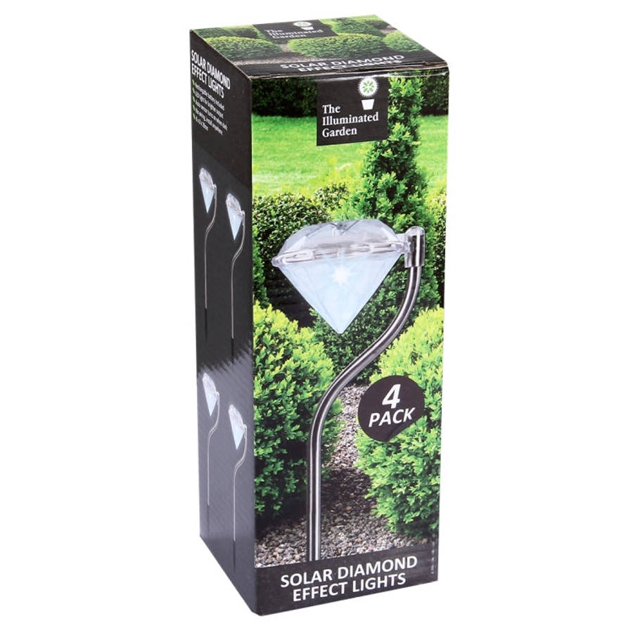 Outdoor Garden Landscape Path Decorative Diamond Lights, Random Color Delivery