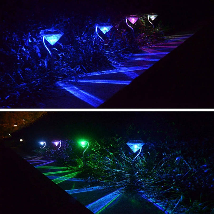 Outdoor Garden Landscape Path Decorative Diamond Lights, Random Color Delivery