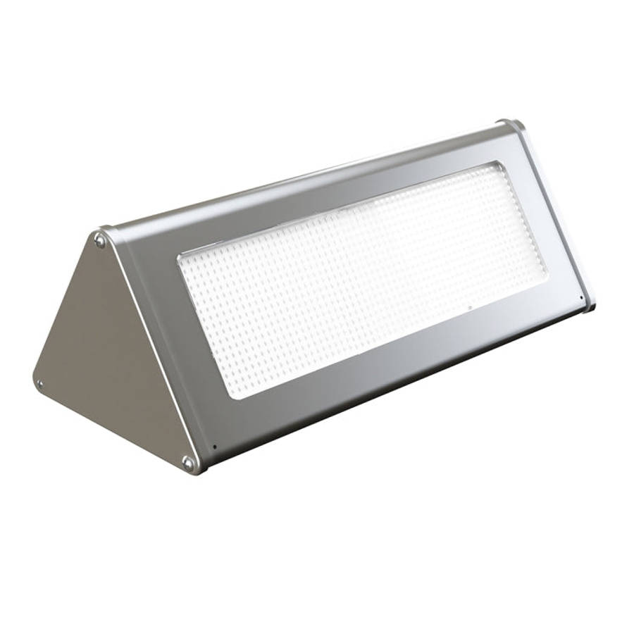 800 LM 48 LEDs SMD 2835 Sensor Triangle Energy Saving Wall Light with Solar Panel and Hidden Swit...