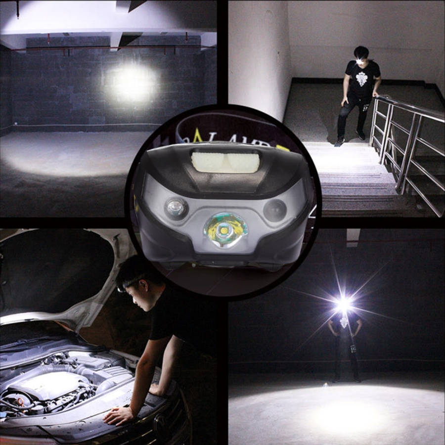 5W 4-Modes Waterproof White Light LED Head Lamp