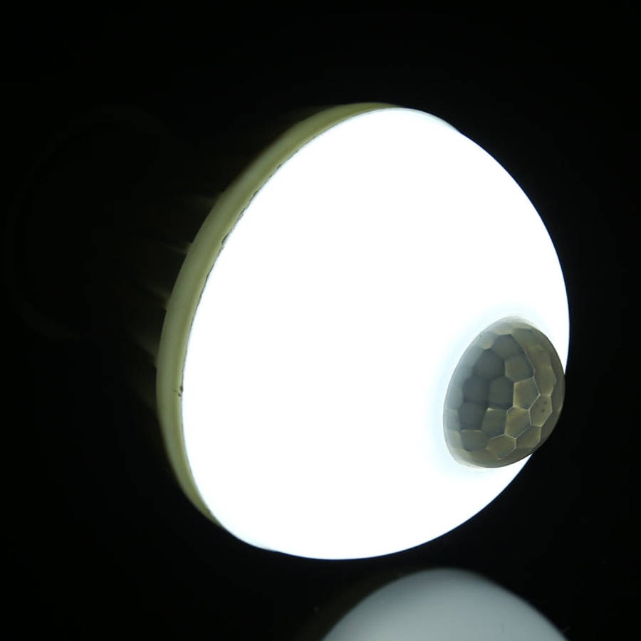 E27 7W 16 LEDs SMD 5730 450LM Infrared Motion Sensor LED Light Bulb, Sensor Distance: 4-6m, AC 22...
