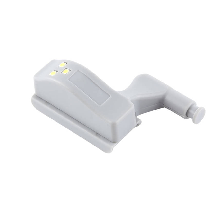 0.3W Universal Inner Hinge LED Sensor lamp Cupboard 3 LEDs Night light Auto ON/OFF Bulb, 1 PCS Wh...