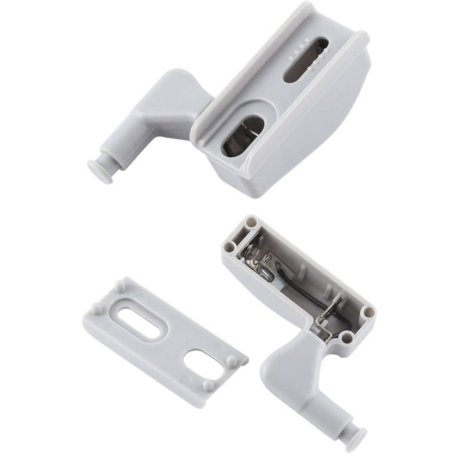 0.3W Universal Inner Hinge LED Sensor lamp Cupboard 3 LEDs Night light Auto ON/OFF Bulb, 1 PCS Wh...