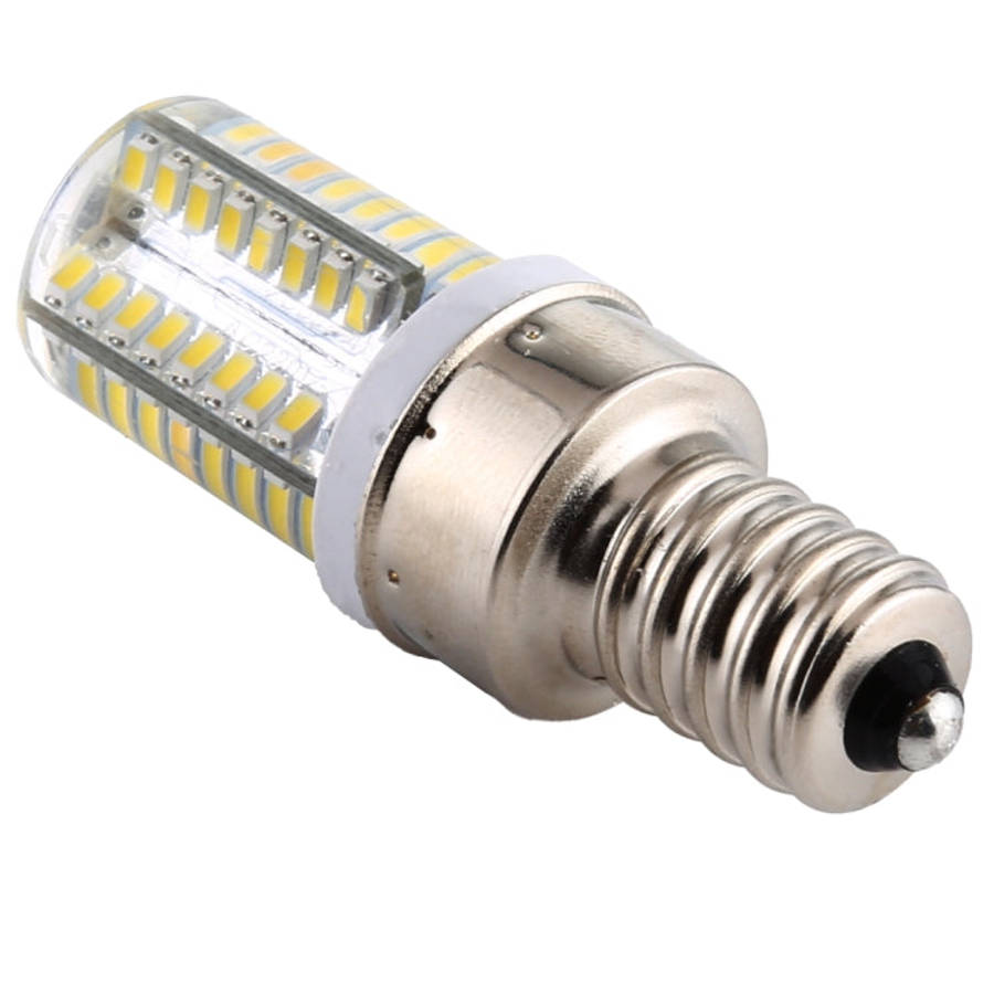 E12 SMD 3014 64 LEDs Dimmable LED Corn Light, AC 220V, E12
