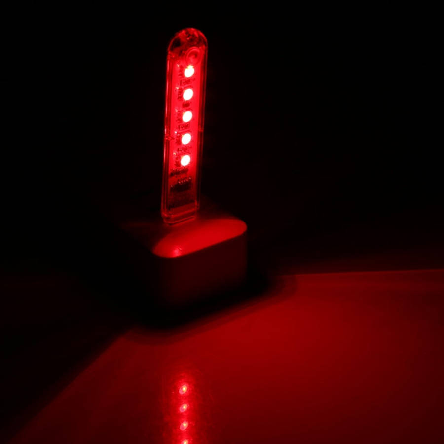 5V Colorful 5LEDs USB LED Light Portable Small Night Light with Switch