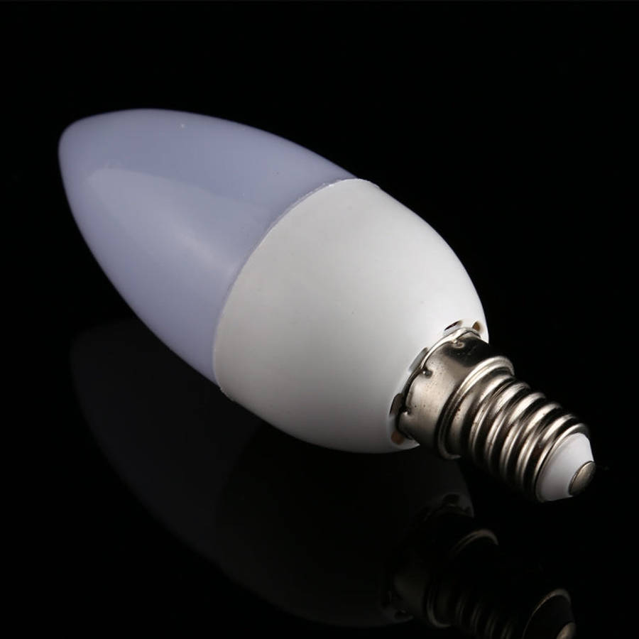 3W 6500K E14 2835 8LEDs Pointed LED Energy Saving Bulb, Light Color: White Light, 110-220V, White...