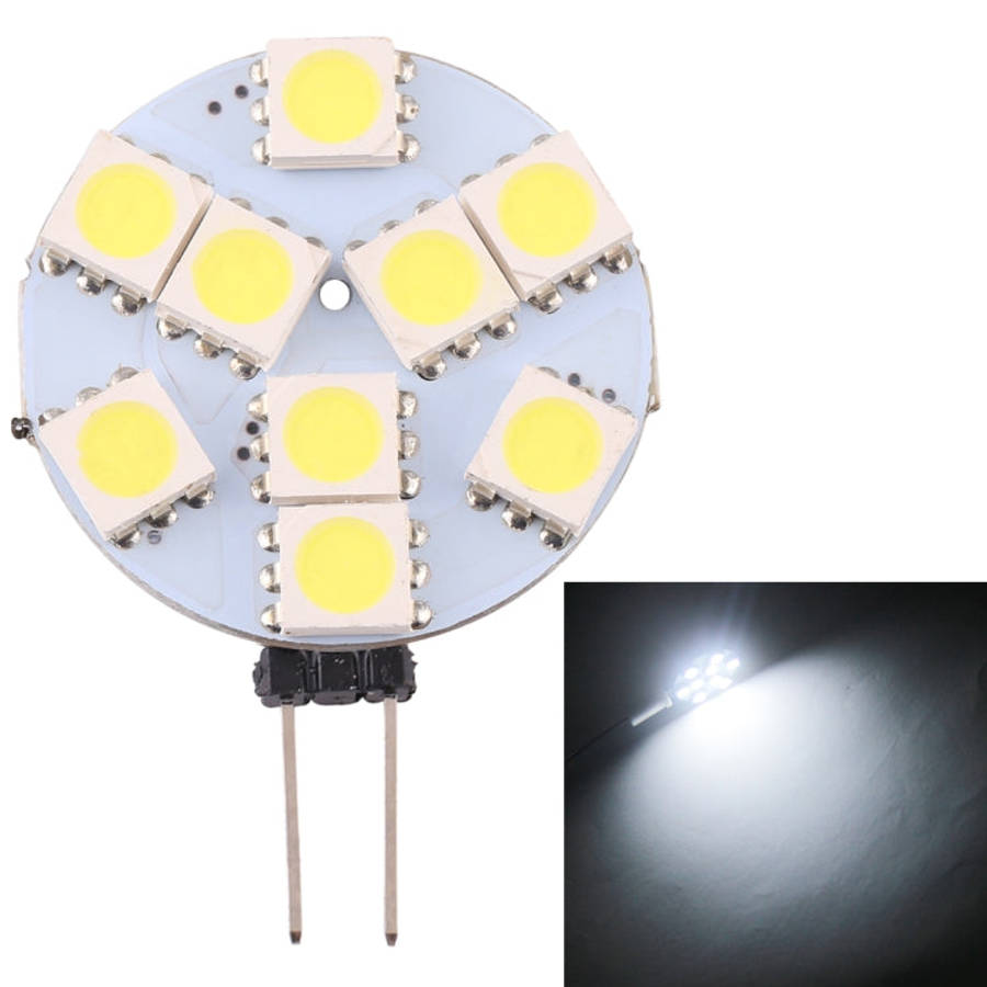 G9 9 LEDs SMD 5050 108LM 2800-3200K Stepless Dimming Energy Saving Light Pin Base Lamp Bulb, DC 1...