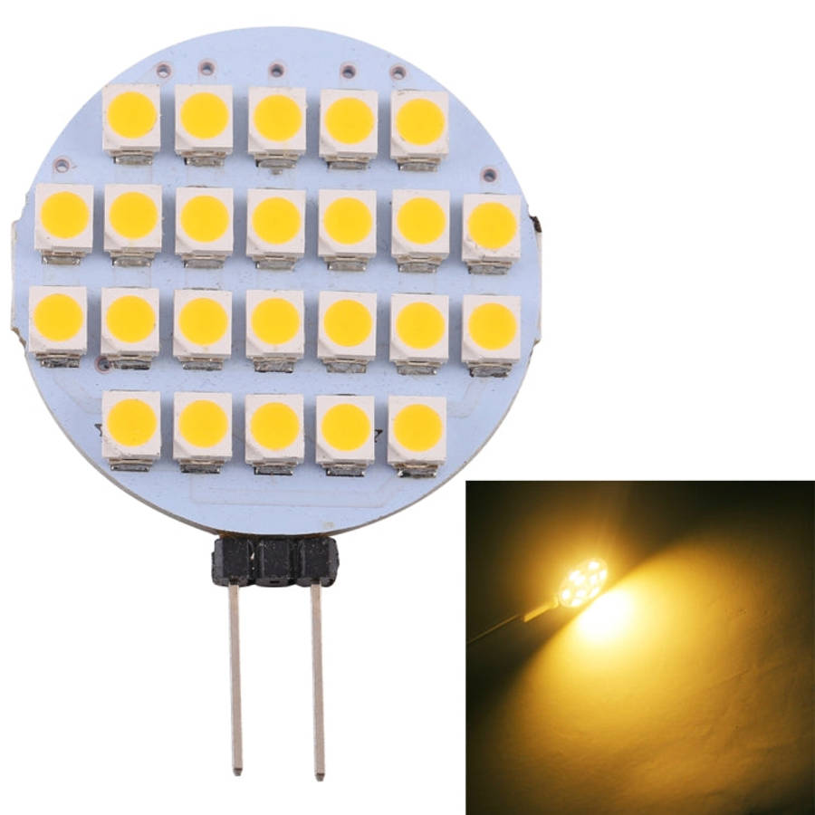 G4 24 LEDs SMD 3528 168LM 2800-3200K Stepless Dimming Energy Saving Light Pin Base Lamp Bulb, DC ...
