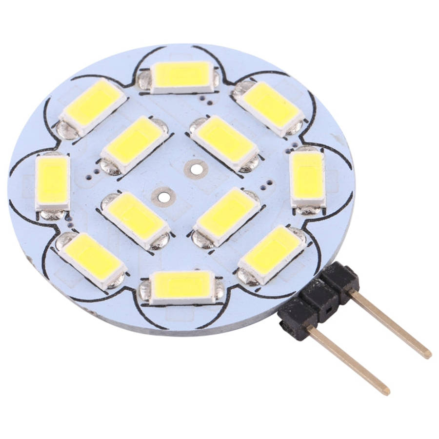 G4 12 LEDs SMD 5730 360LM 2800-3200K Round Shape Stepless Dimming Energy Saving Light Pin Base La...
