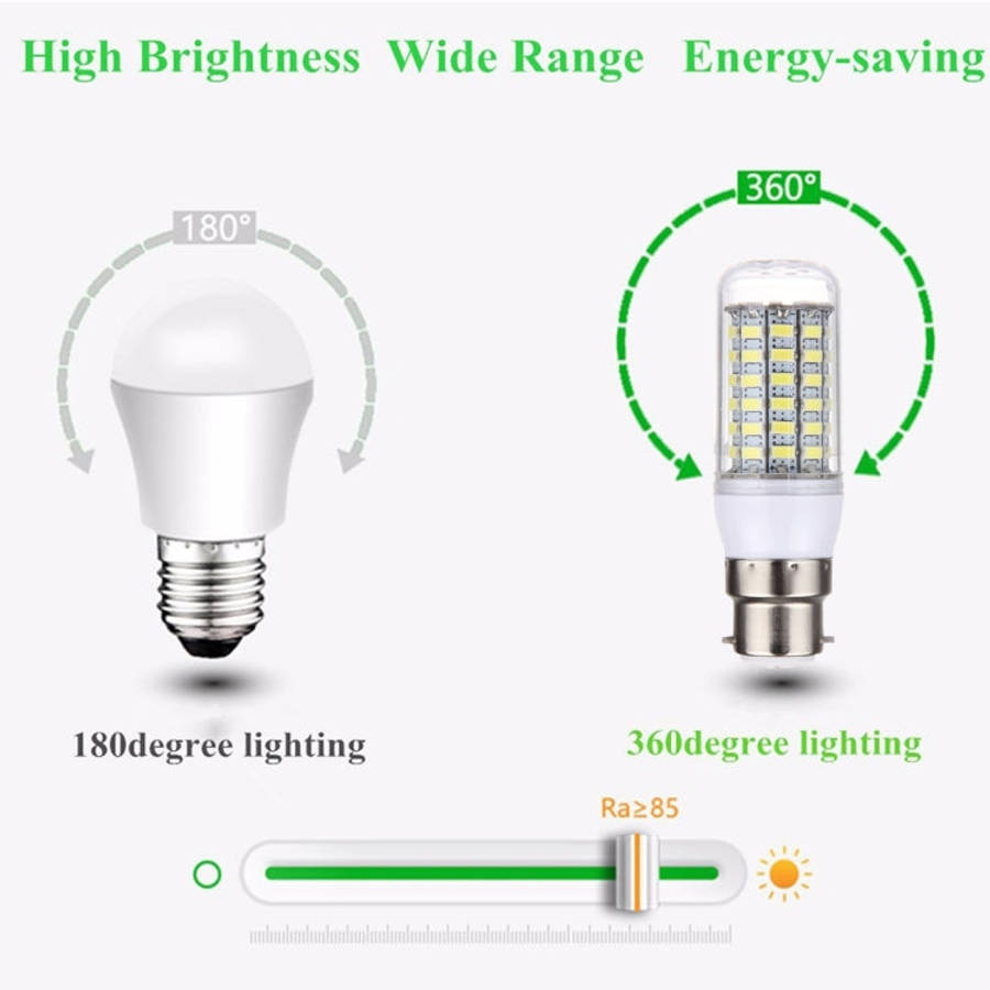 B22 5.5W 69 LEDs SMD 5730 LED Corn Light Bulb, AC 200-240V, AC 200-240V