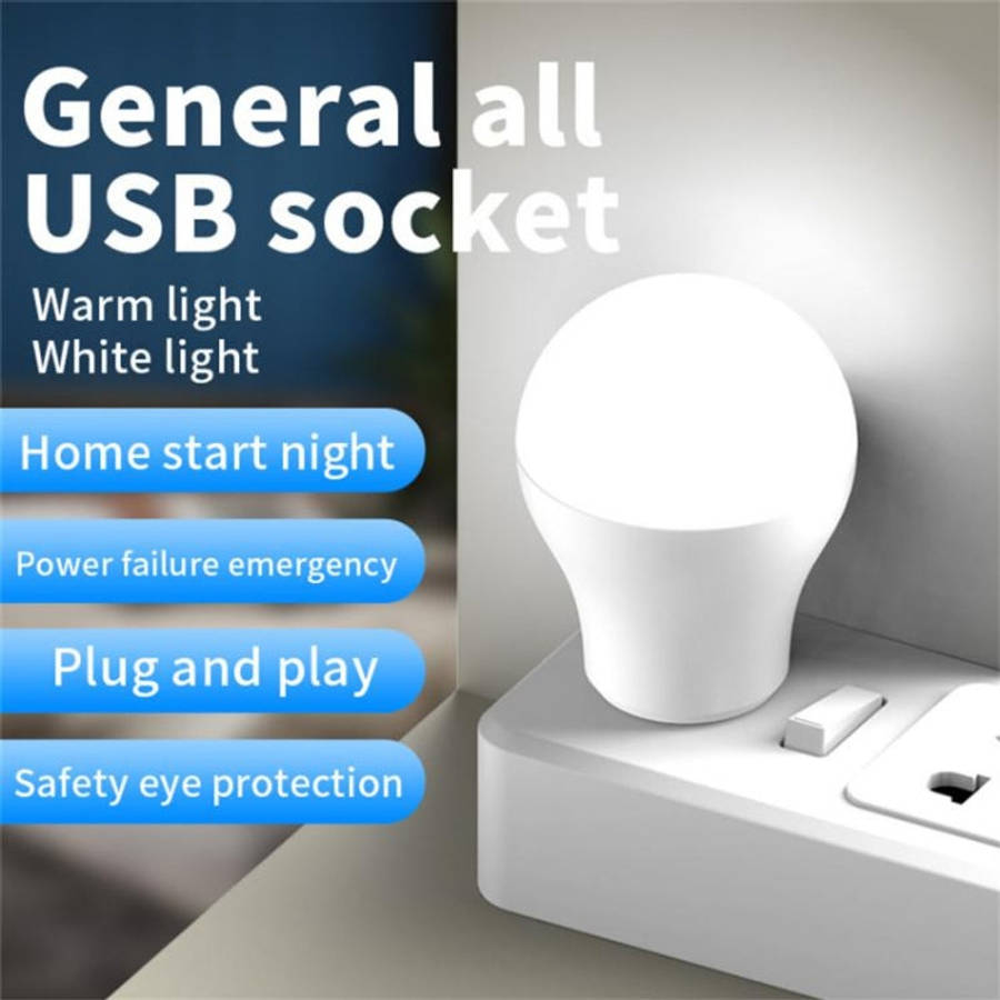 3 LEDs 5730 SMD USB LED Light Night Lamp Bulb, DC 5V, 3 LEDs Bulb