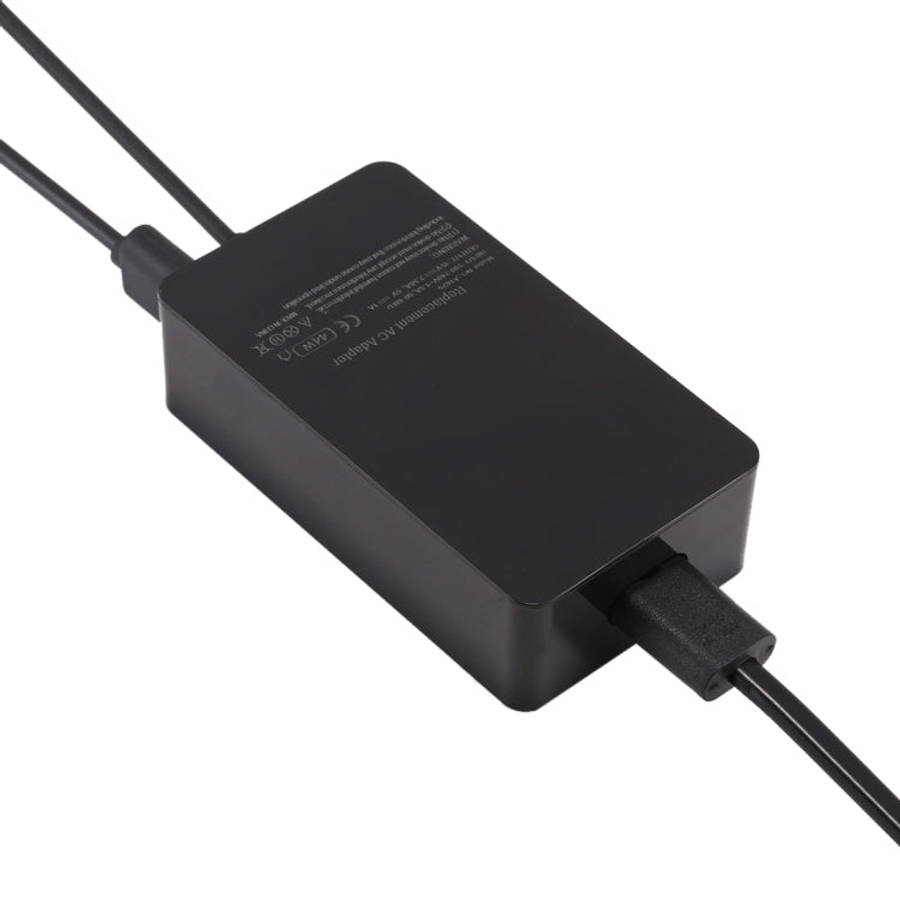 A1625 15V 2.58A 44W AC Power Supply Charger Adapter for Microsoft Surface Pro 6 / Pro 5 (2017) / ...