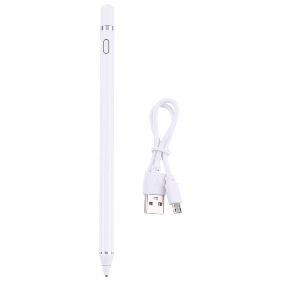 Pencil Universal Rechargeable Active Capacitive Stylus Pen with Magnetic Cap, Pencil White, Penci...