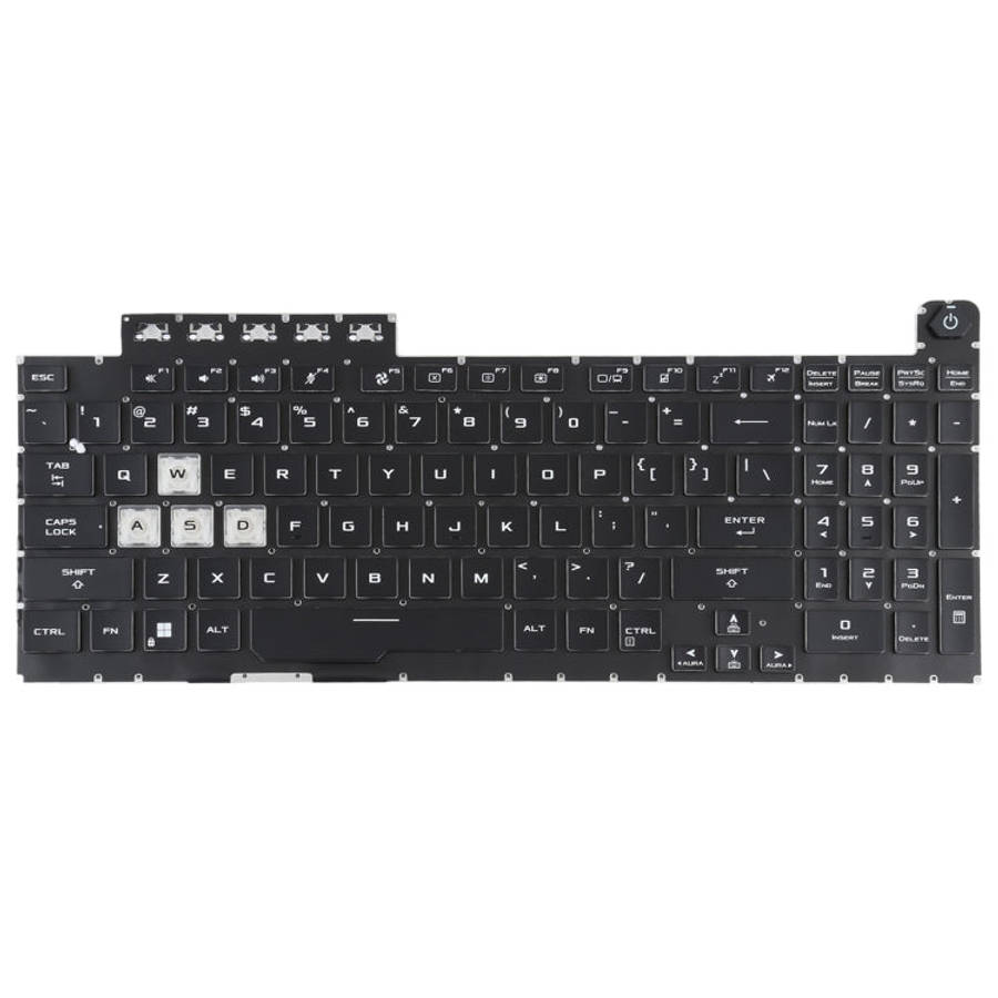 For Asus TUF Gaming F15 FX506 FA506 US Version Keyboard with Backlight