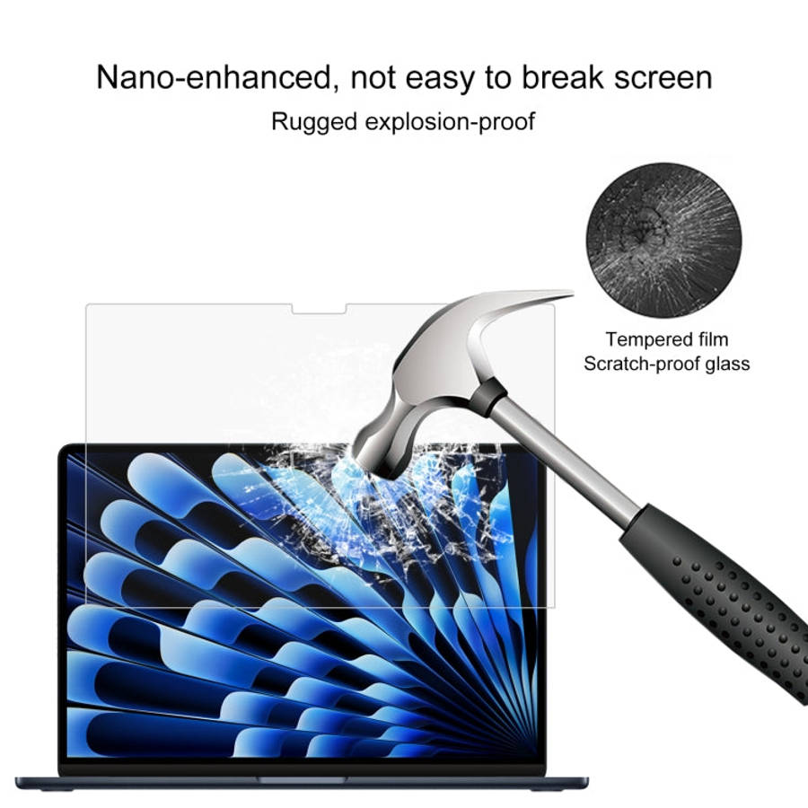 For MacBook Air 15.3 inch A2941 2023 0.26mm 9H Surface Hardness Explosion-proof Tempered Glass Fi...