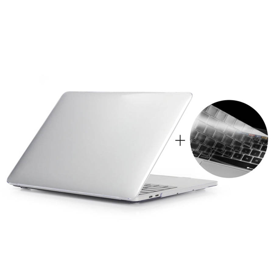 ENKAY Hat-Prince 2 in 1 Crystal Hard Shell Plastic Protective Case + US Version Ultra-thin TPU Ke...