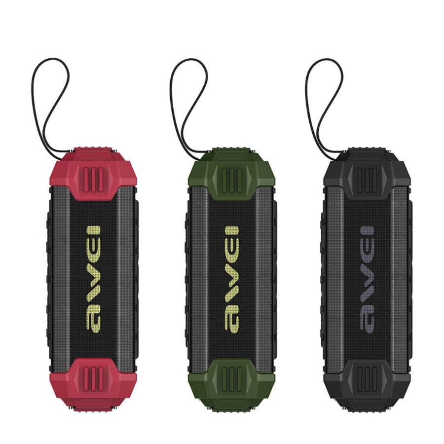 awei Y280 IPX4 Bluetooth Speaker Power Bank with Enhanced Bass, Built-in Mic, Support FM / USB / ...