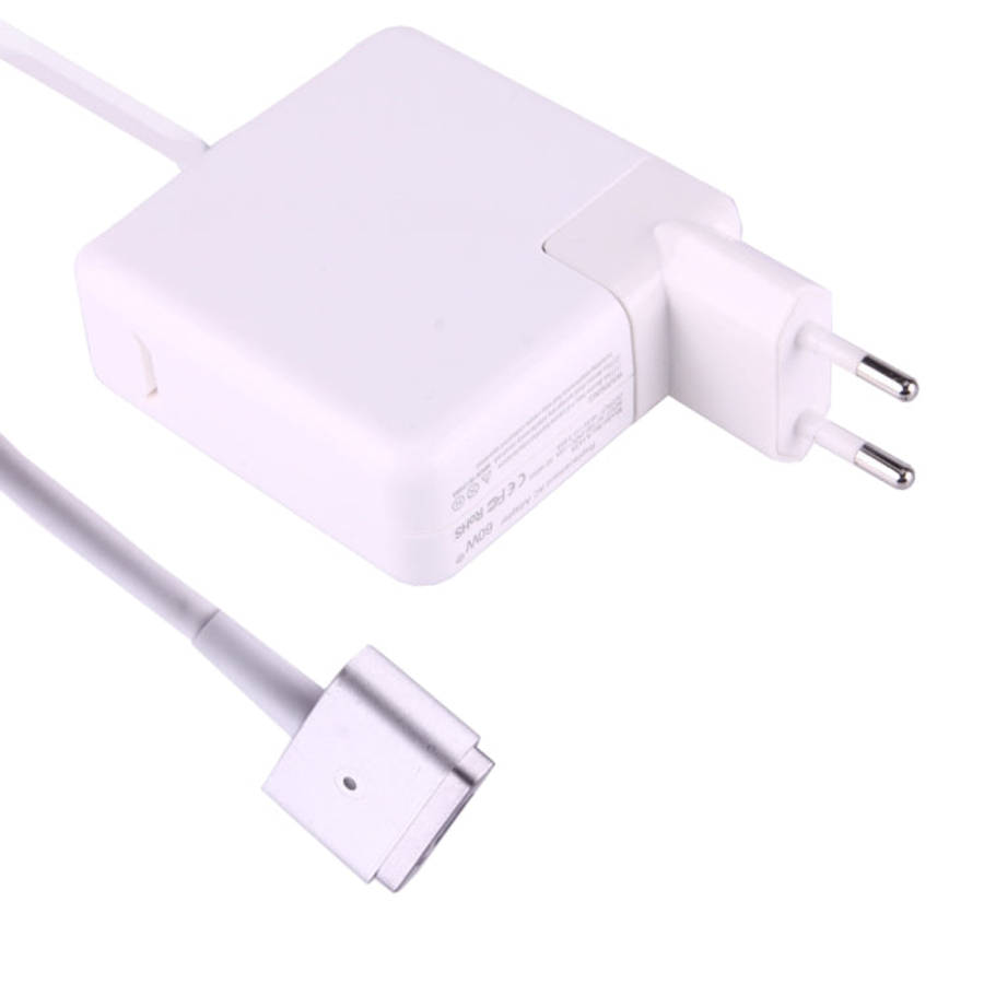 60W 16.5V 3.65A 5 Pin T Style MagSafe 2 Replacement AC Adaptor for Apple Macbook  A1425 / A1435 /...