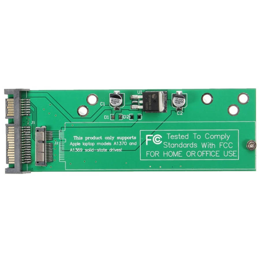 Hard Disk Drive Adapter 12 + 6-pin To SATA 22-Pin SSD Adapter Converter Card for Apple MacBook Ai...