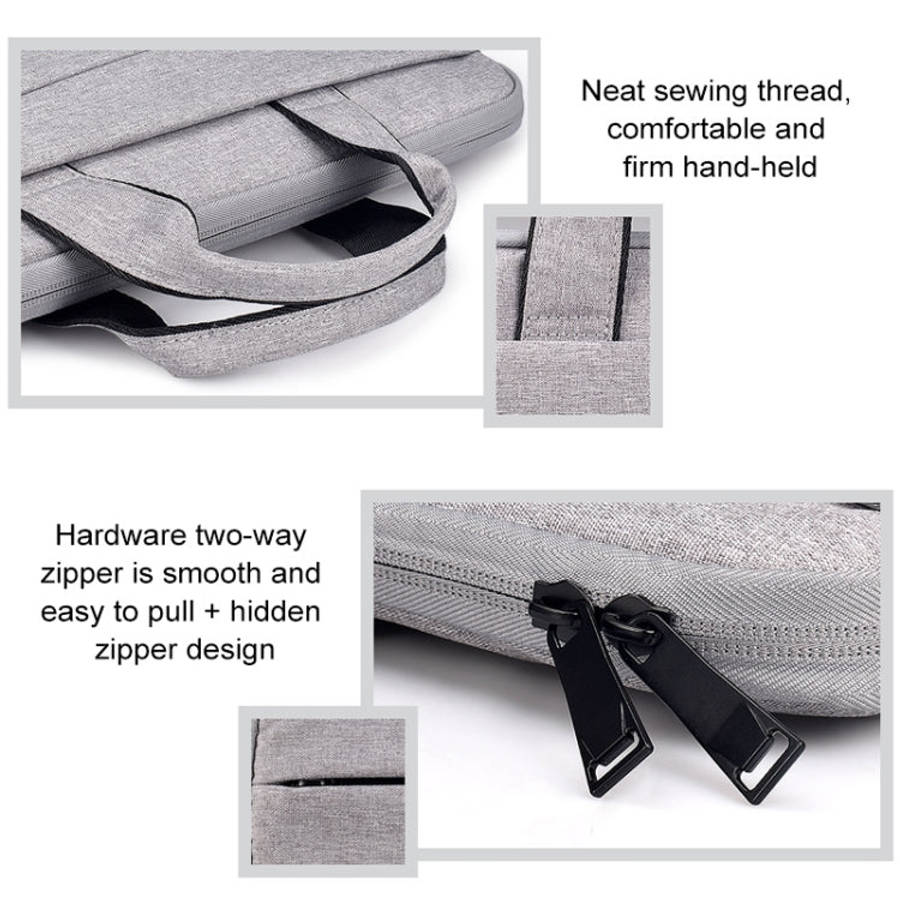 ST03S 13.3 inch Double Side Pockets Wearable Oxford Cloth Soft Handle Portable Laptop Tablet Bag,...