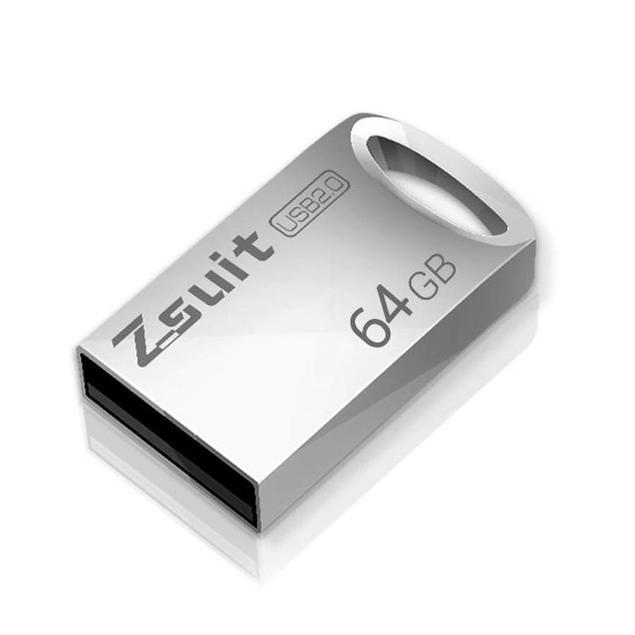 Zsuit 64GB USB 2.0 Mini Metal Ring Shape USB Flash Disk, 64GB USB 2.0