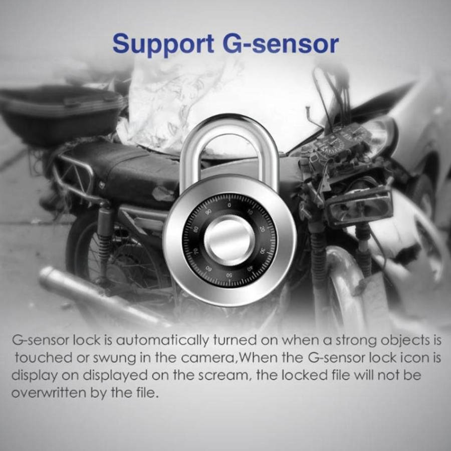 MT-80 3.0 inch 140 Degrees Wide Angle HD Video Motorcycle Dual  Camera DVR, Support TF Card (32GB...
