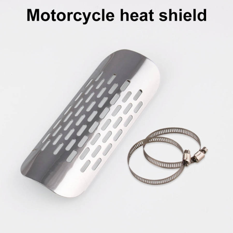 MB-EX014-S Motorcycle Modification Accessories Iron 75mm Exhaust Pipe Heat Shield for Kawasaki, M...