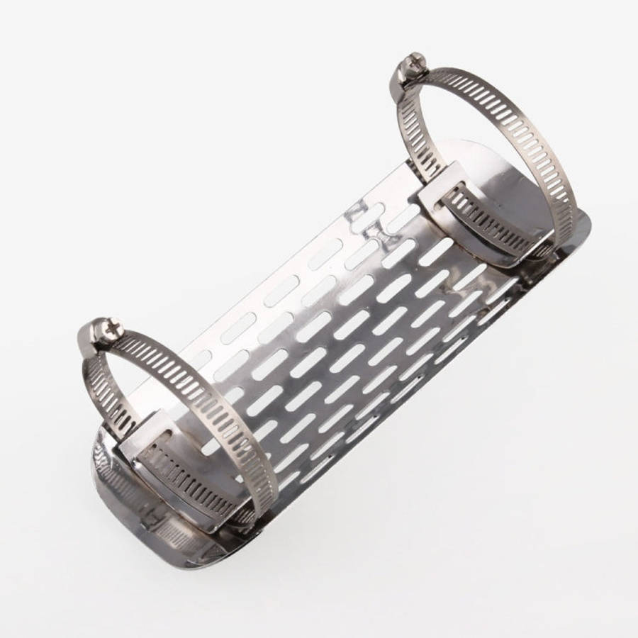 MB-EX014-S Motorcycle Modification Accessories Iron 75mm Exhaust Pipe Heat Shield for Kawasaki, M...