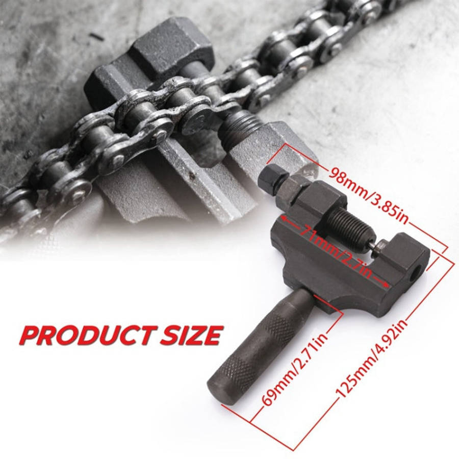 Motorcycle / Bicycle Chain Remover 420-530 Interchangeable Handle Card Type Chain Removal Tool, S...