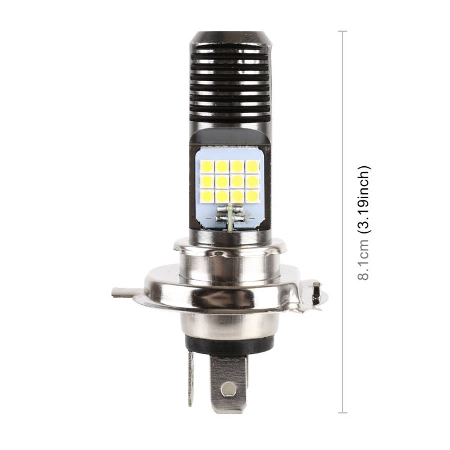 H4 DC12V / 7.4W Motorcycle LED Headlight with 24LEDs SMD-3030 Lamp Beads, H4 Style 2 (White Light...