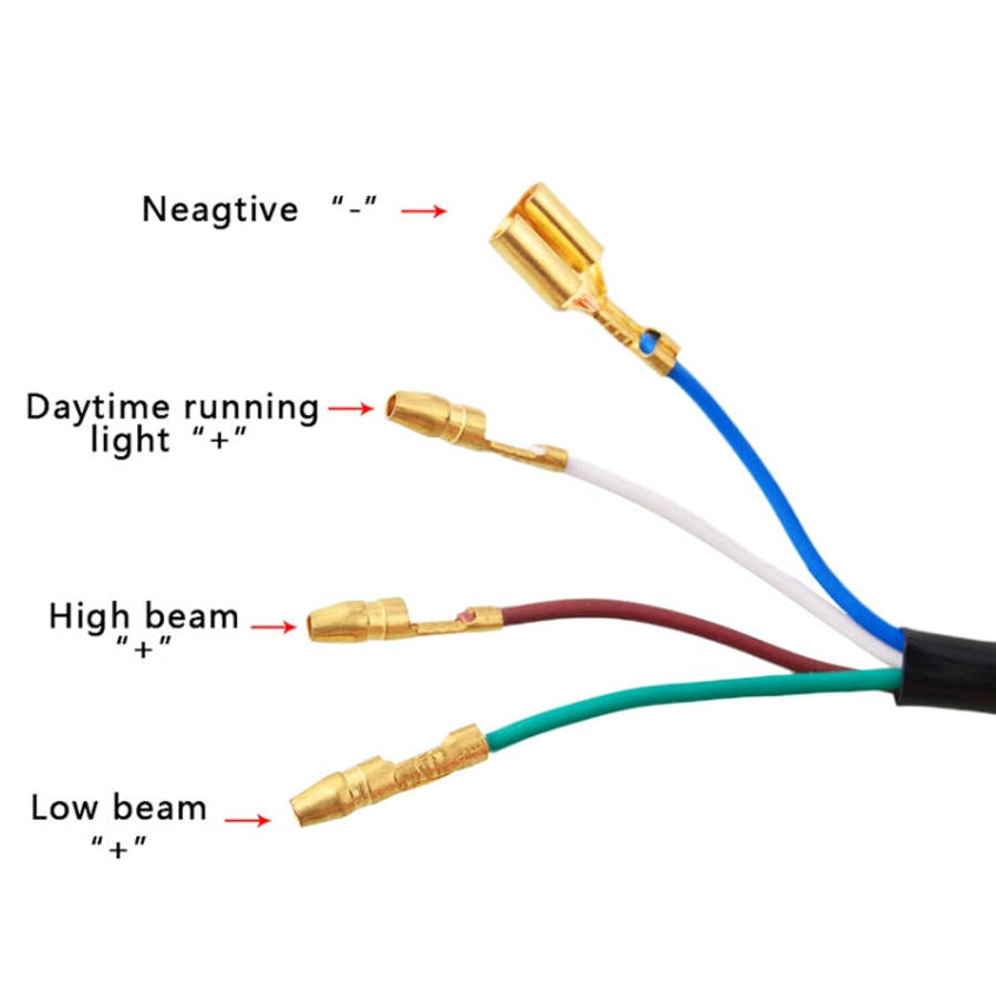 Motorcycle 5.75 inch Harley Headlight Retro Lamp LED Light Modification Accessories, Retro Lamp L...