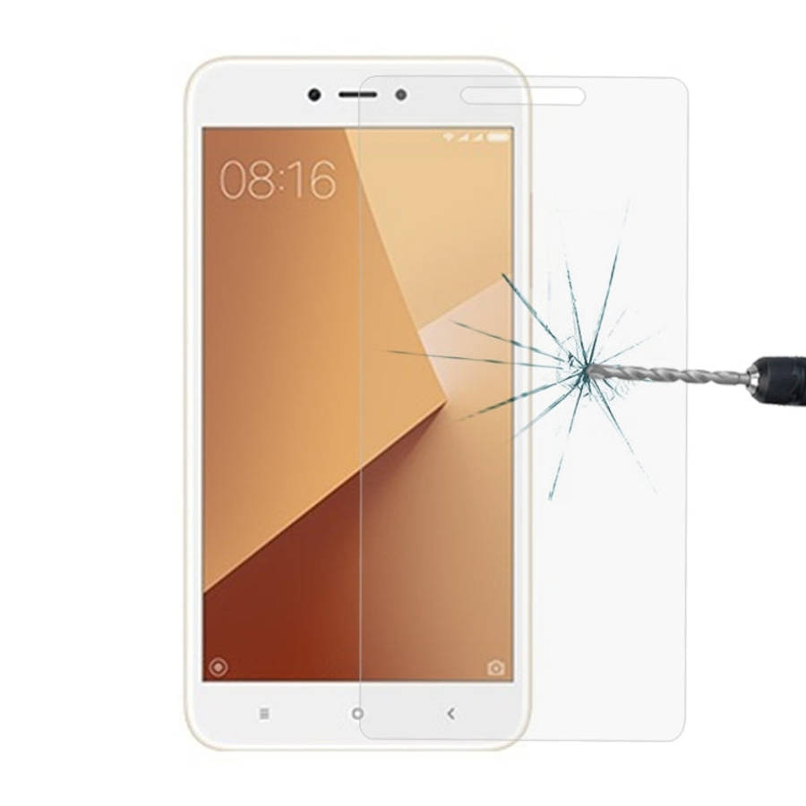 For Xiaomi Redmi Note 5A 0.26mm 9H Surface Hardness 2.5D Explosion-proof Non-full Screen Tempered...