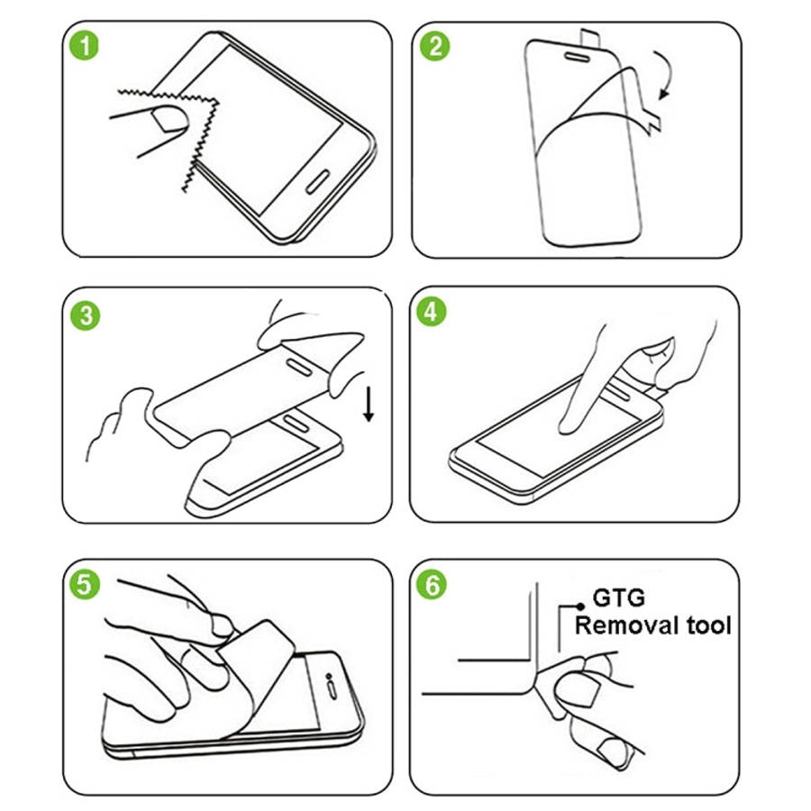For Xiaomi  Mi 6 0.33mm 9H Surface Hardness Silk-screen Full Screen Tempered Glass Screen Protect...