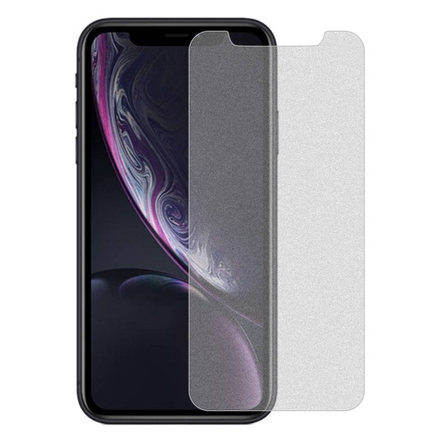 For iPhone XR / iPhone 11 50pcs Matte Frosted Tempered Glass Film, No Retail Package, For iPhone ...