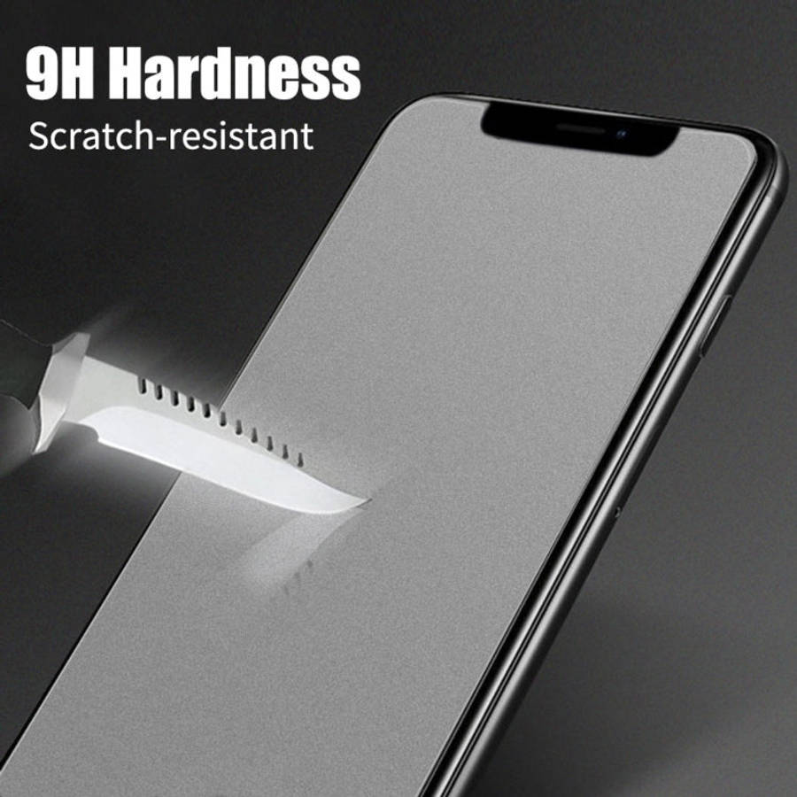 For iPhone XR / iPhone 11 50pcs Matte Frosted Tempered Glass Film, No Retail Package, For iPhone ...