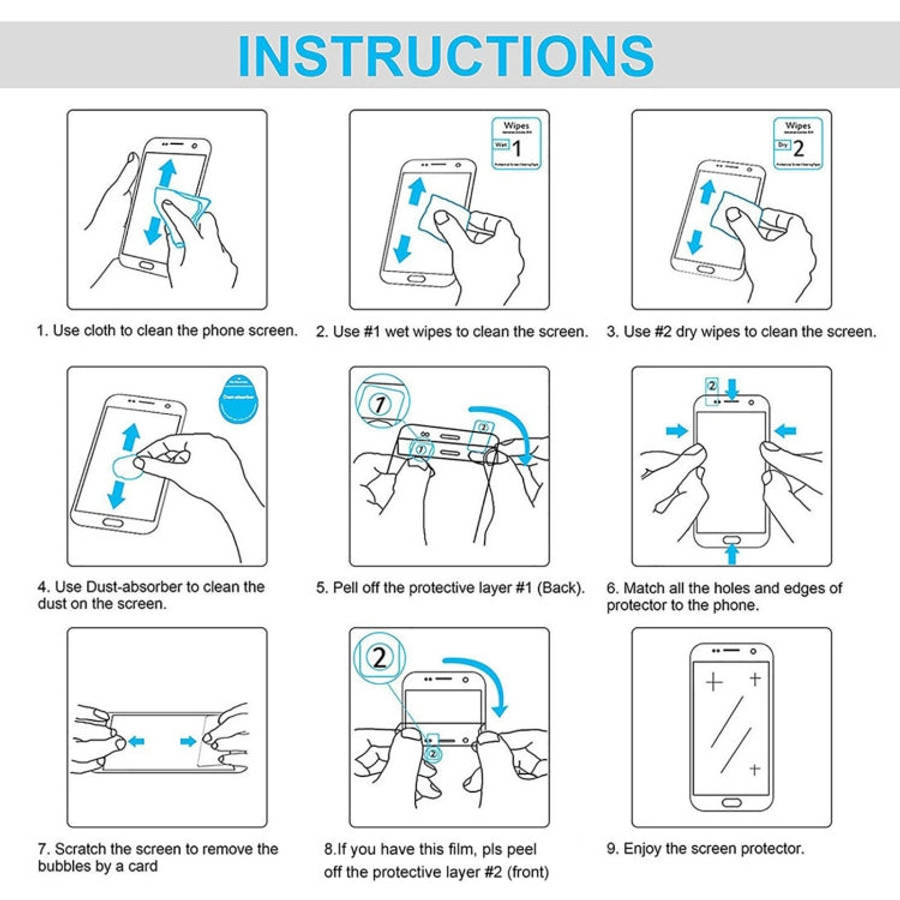 For Samsung Galaxy Tab E 9.6 2 PCS 9H HD Explosion-proof Tempered Glass Film, For Samsung Galaxy ...