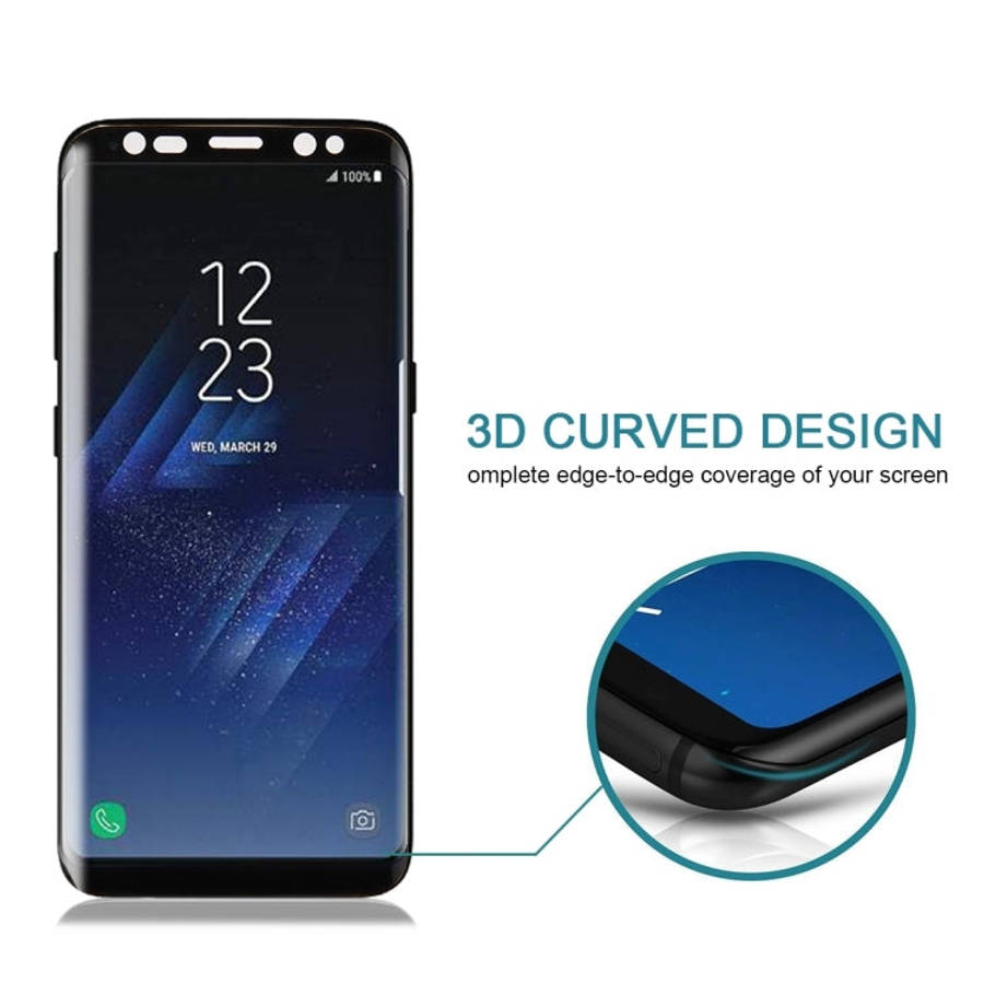 25 PCS For S8 / G950 0.26mm 9H surface hardness 3D curved screen full-screen tempered glass scree...