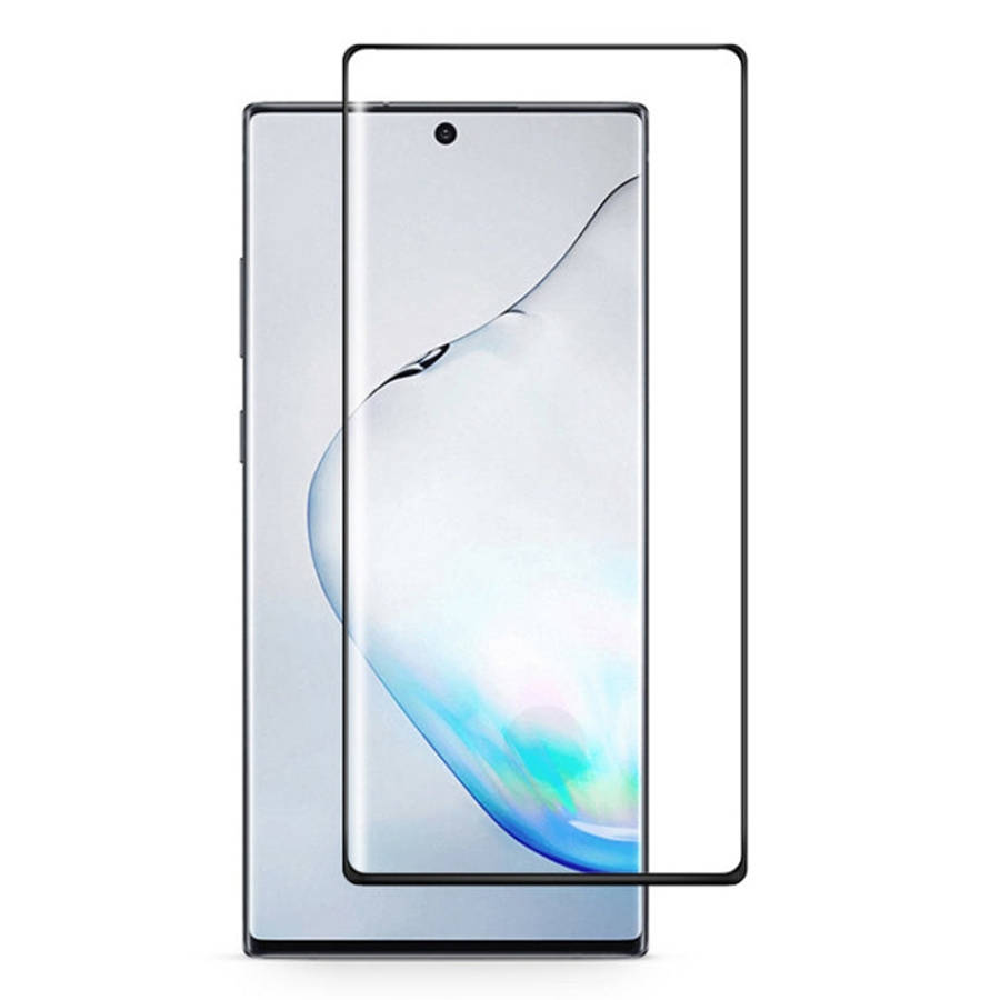 For Galaxy Note 10 3D Curved Edge Glue Curved Full Screen Tempered Glass Film, Fingerprint Unlock...