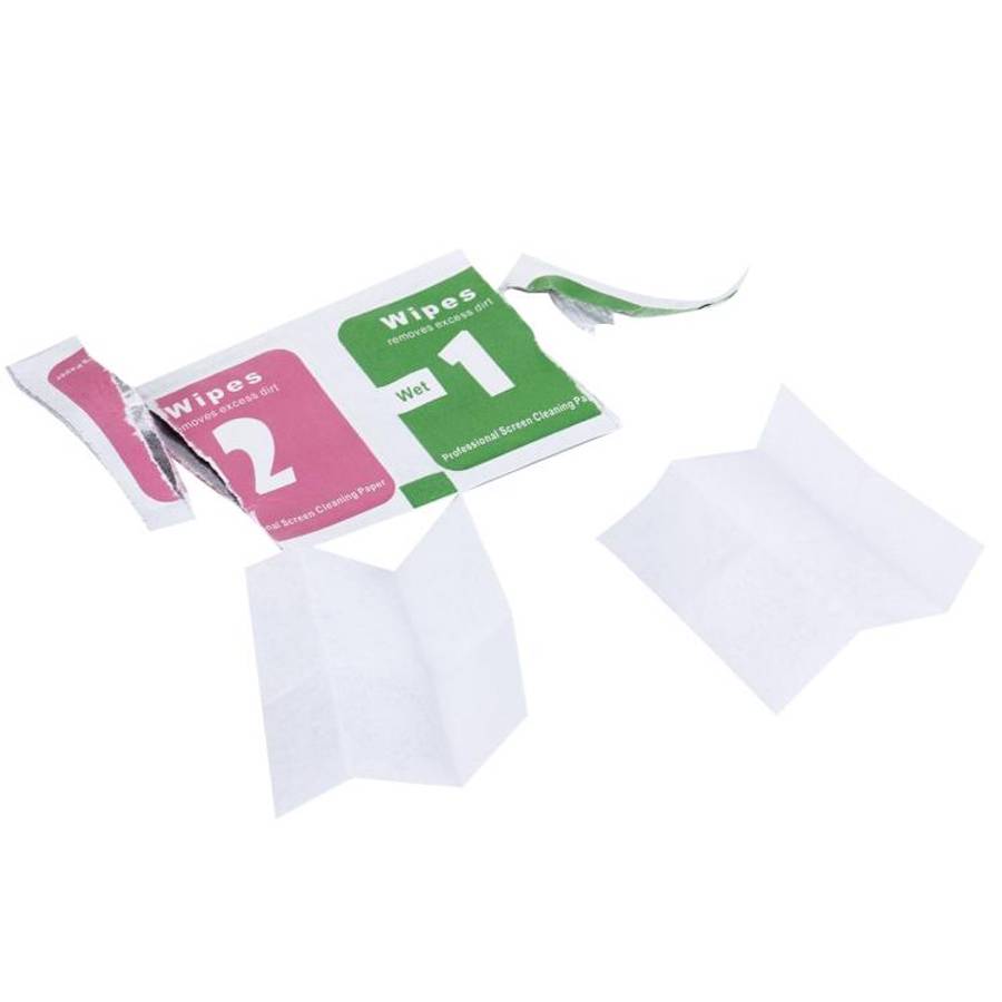 300pcs Dry-Wet Wipes Screen Protectors Accessories Alcohol for Pad Mobile Phone Watch Screen Clea...