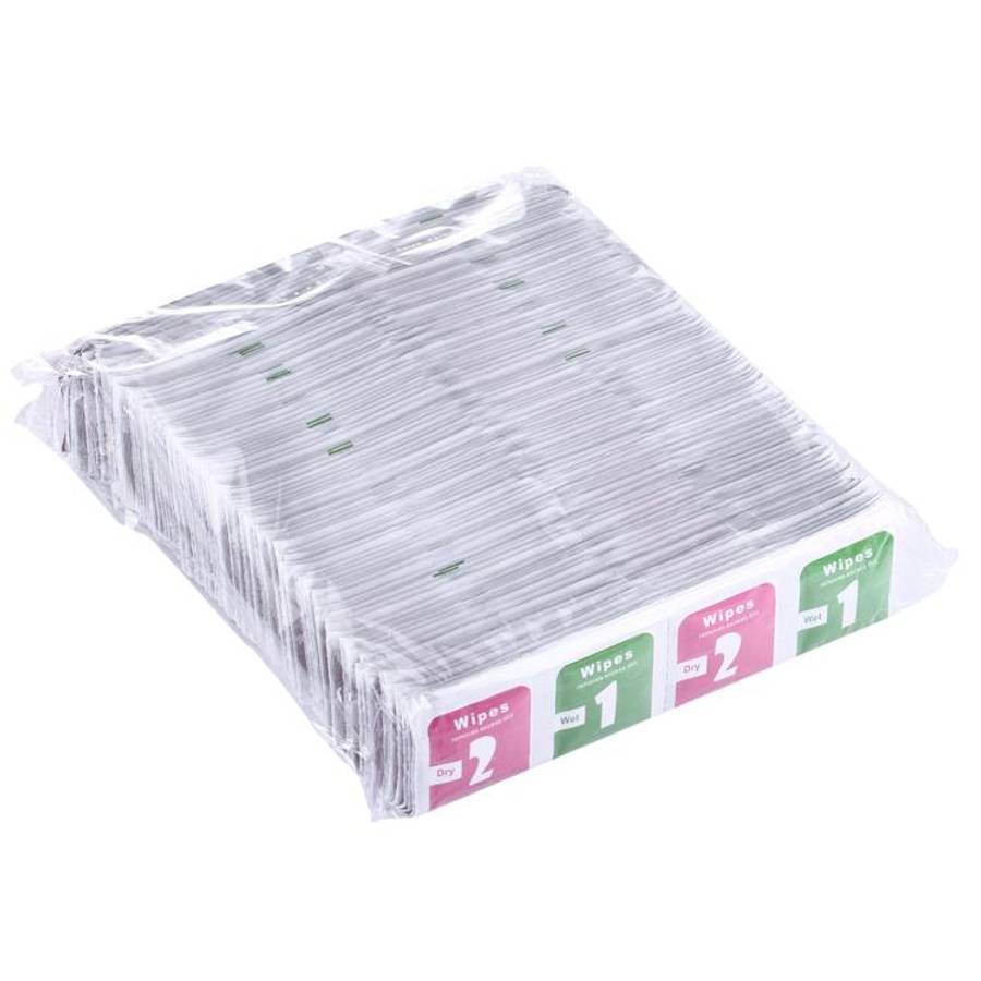 300pcs Dry-Wet Wipes Screen Protectors Accessories Alcohol for Pad Mobile Phone Watch Screen Clea...
