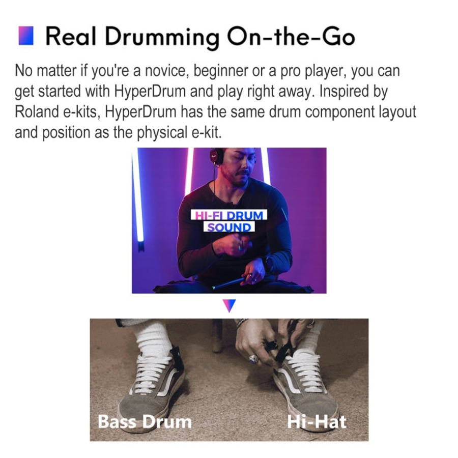 Hyperdrum Somatosensory Virtual Drum Kit Smart Portable Musical Instrument, Hyperdrum Somatosenso...