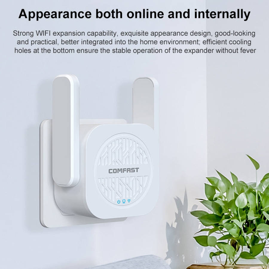 COMFAST CF-WR765AC 1200Mbps Dual Band Wireless Repeater Amplifier with External Antenna, CF-WR765AC