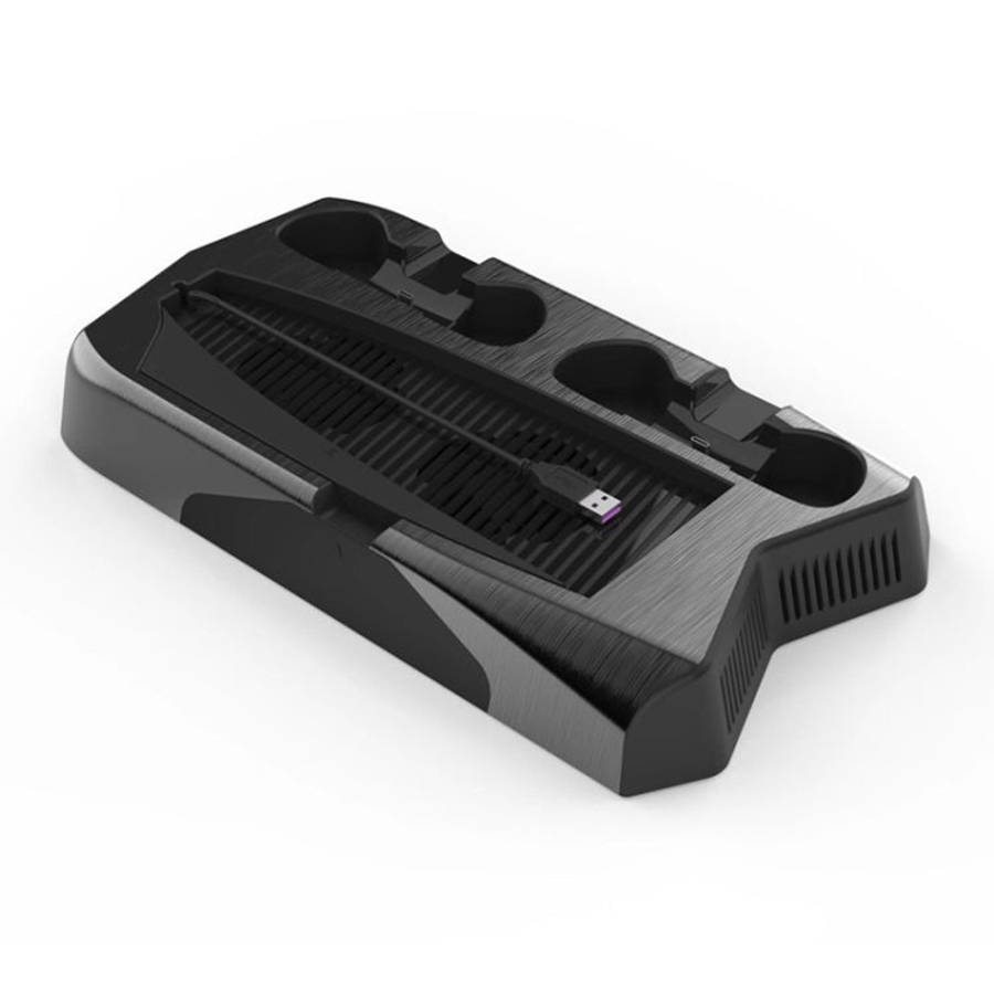 KJH P5-010-2 Multi-function Charging Cooling Fan Base with Storage Tray Bracket For PS5 De / UHD,...