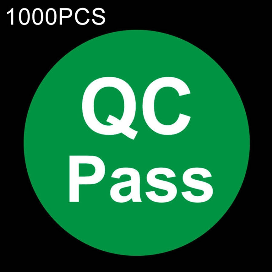1000 PCS Round Shape QC Pass Sticker QC Pass Label
