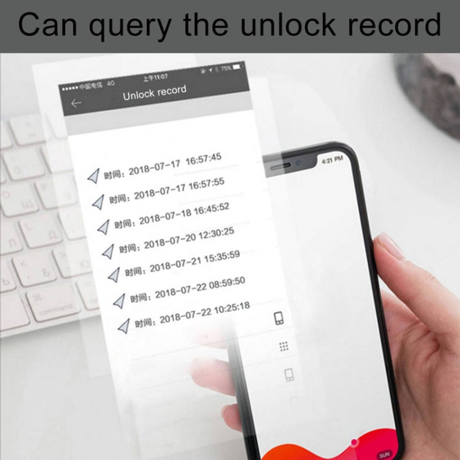 Intelligent Bluetooth Key Password Padlock Remote Unlocking for iOS / Android, DM-1