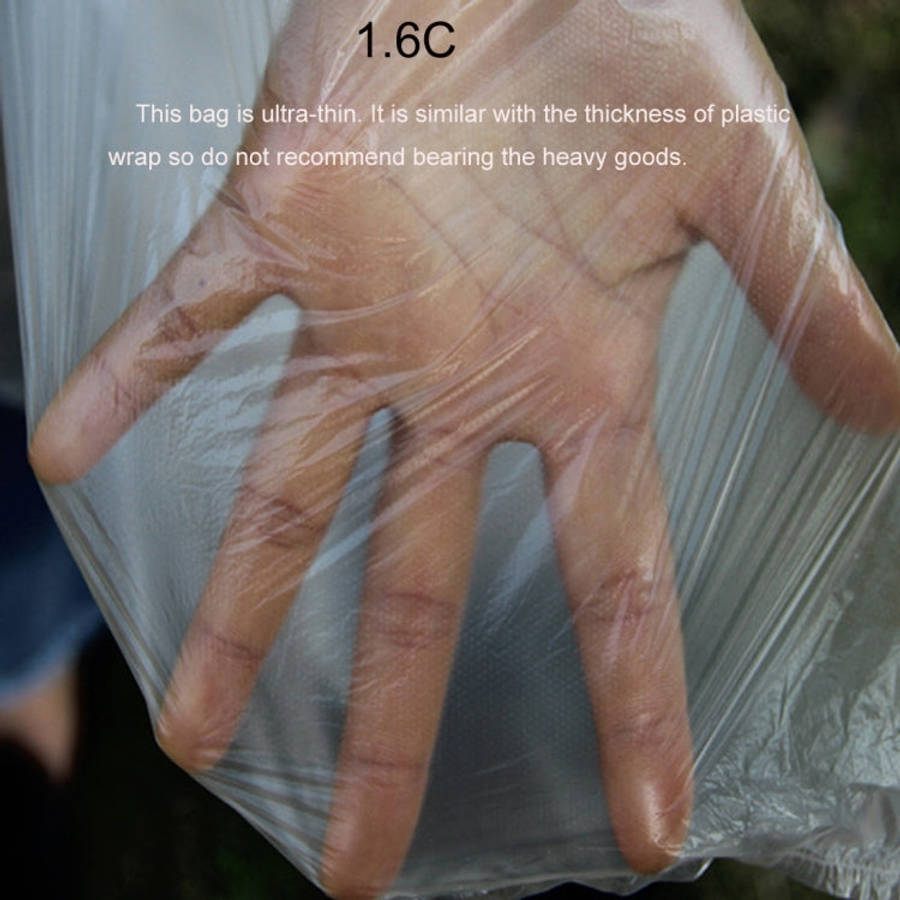 100 PCS 1.6C Dust-proof Moisture-proof Plastic PE Packaging Bag, Size: 45cm x 60cm, 45cm x 60cm