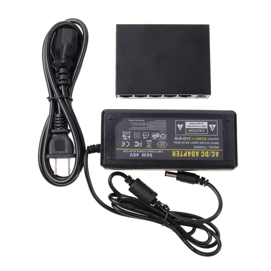 5 Ports 10/100Mbps POE Switch IEEE802.3af Power Over Ethernet Network Switch for IP Camera VoIP P...