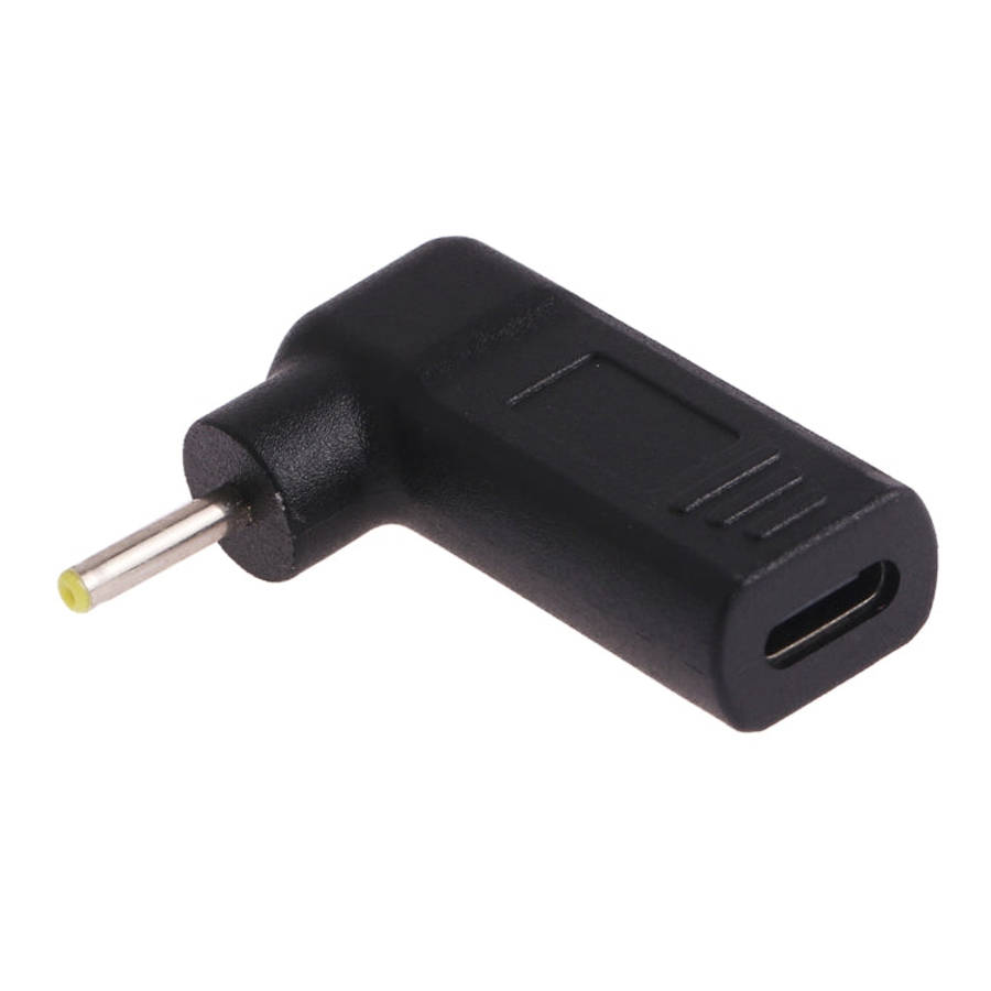 2.5 x 0.7mm Male to USB-C / Type-C Female Plug Elbow Adapter Connector, 2.5 x 0.7mm Elbow