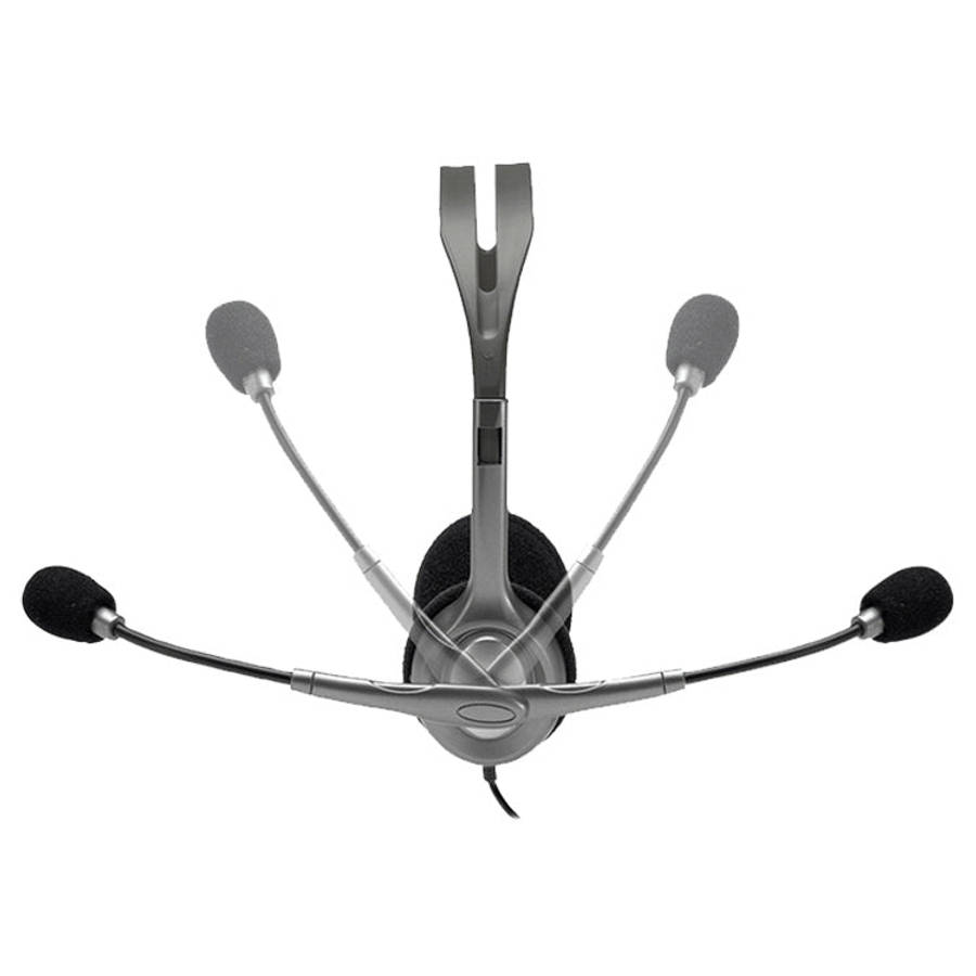 Logitech H110 Dual 3.5mm Audio Plugs Stereo Headset, H110