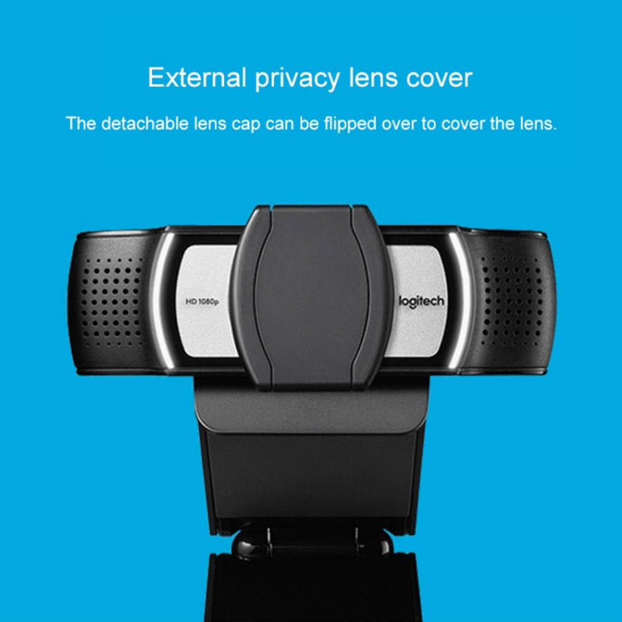 Logitech C930C 1080P 30FPS Business HD WebCam with Protective Cover, C930C